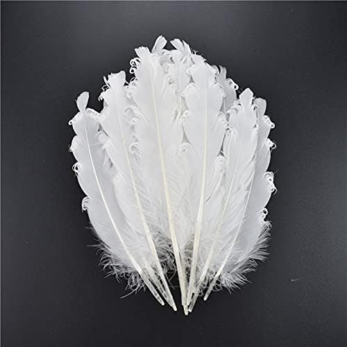 20 komada bijelog perja prirodno pero od pijetla od nojeve nojeve pero Zanatski Pribor za rukotvorine ukrasi za svadbene