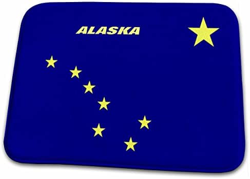 Državne zastave od 3 inča-državna zastava Aljaske - prostirke za kupaonice