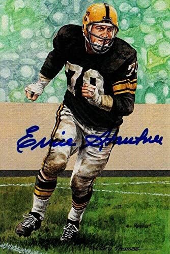 Ernie Stoutner potpisao je karticu s autogramom 939675-izrezani NFL potpisi