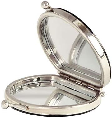 Putno ogledalo za šminkanje za žene-Dan svetog Patrika Irsko kompaktno ogledalo s dvostrukim stranama, Džepno ogledalo s