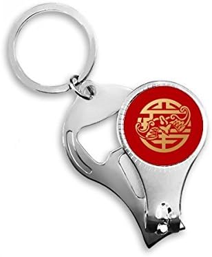 Zlatni okrugli kineski uzorak životinjskog uzorka nokat za nokat za nokat ključa za otvarač za bočicu za bočicu