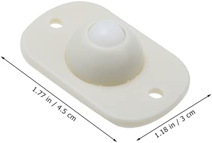 24 kom čelični ormar mini lijevci kotač kreativne remenice plastični valjak za namještaj prikladna pasta univerzalni samoljepljivi