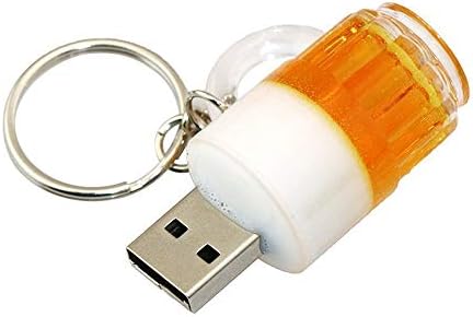 10pcs crtani piv šalica oblik Poklon USB privjesak za ključeve flash pogon USB flash diskova olovka za memorijsku memorijsku