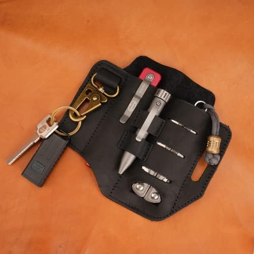 Kožna torbica za višenamjenski alat za remen, kožni organizator za višenamjenski alat, svjetiljka, olovka, kožne futrole