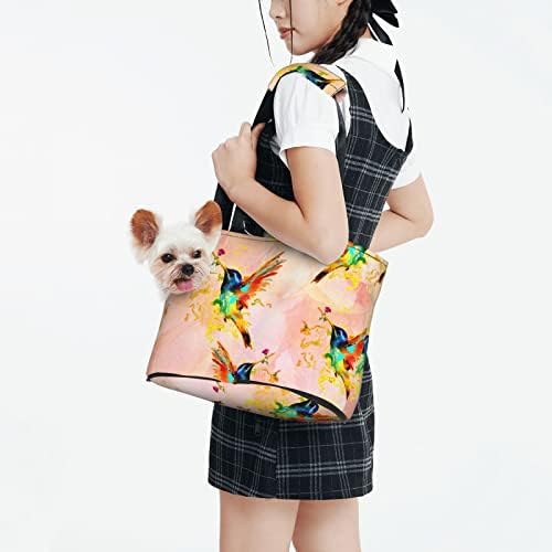 Mekana reverzibilna putna torba za kućne ljubimce ručna torba s uzorkom leteće ptice prijenosna mala torbica za pse / mačke