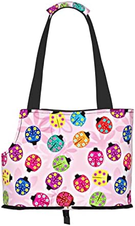 Mekana reverzibilna putna torba za nošenje kućnih ljubimaca u ružičastom cvijetu prijenosna mala torbica za pse / mačke