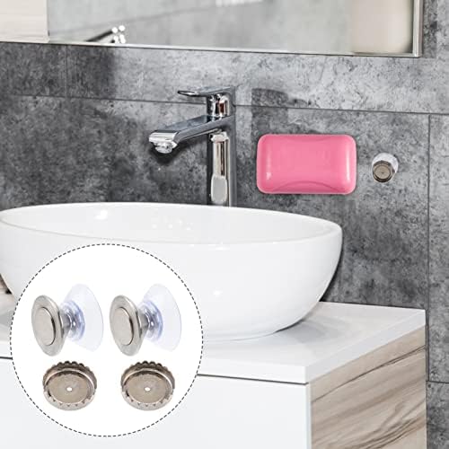 2 seta magnetski držač sapuna zidni držač sapuna usisni držač sapuna stalak za sapun od nehrđajućeg čelika za kupaonicu zidni
