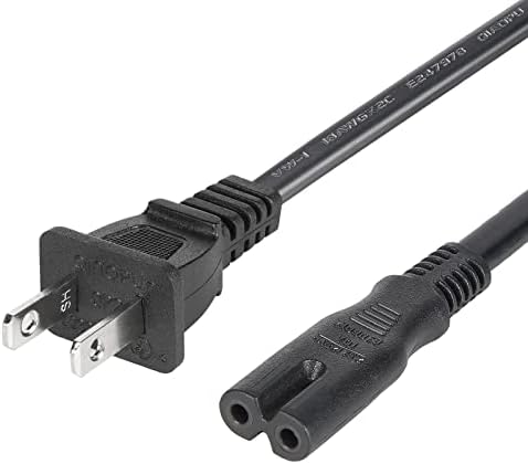 Kabel za napajanje izmjenične struje za konzole, Sony je PS5 / PS4 / PS4 Slim / PS3 Slim, zamjena kabela za napajanje dužine