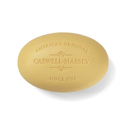 Caswell-Massey Trostruko mljevena stoljeća badema s tri-toparnim poklon set, hidratantna i mirisna sapun za kupanje za muškarce