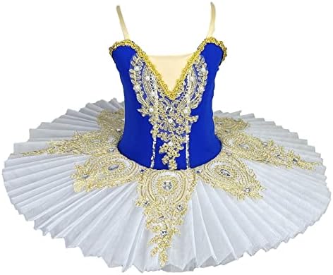Djevojčica profesionalna balet tutu haljine palačinke s baletom plesne suknje šljokice dječje balerine kostim za izvedbu