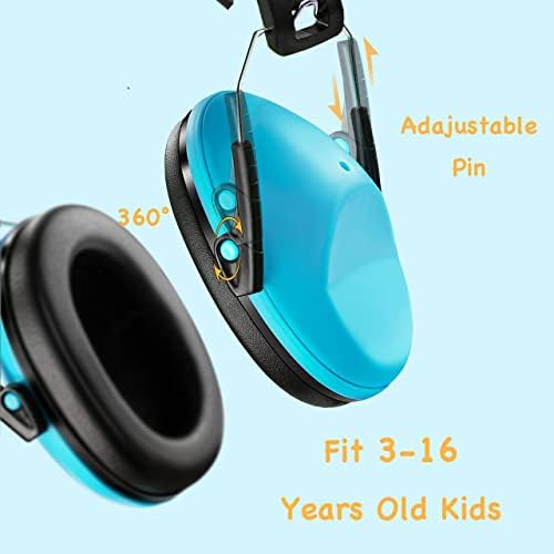 Slušalice za uklanjanje buke za djecu, mališani za zaštitu od uha za djecu 26 dB, podesivo muff za uklanjanje buke 3-16 godina,