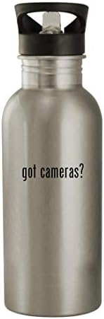 Knick Knack pokloni su dobili kamere? - 20oz od nehrđajućeg čelika Vanjska boca vode, srebrna