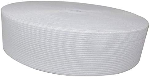 Šivaća elastika 3 inča 50 jardi pletene elastike u Crnoj / bijeloj boji Proizvedeno u SAD-u