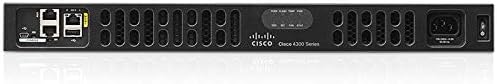 Cisco 4331 ROUTER 3 Portovi - 6 utora - radna površina, montiran na stalak, zidna montirana / ISR4331 / K9 /