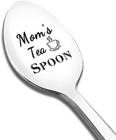 Mamina gravirana čajna žličica zabavan poklon za mamu žlica za ljubitelje čaja za mamu pokloni za Dan zahvalnosti Božić rođendan