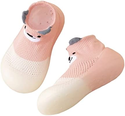 Dječaci za djevojčice čarape cipele za toddler cipele podne čarape cipele crtana svinja patchwork boja mreža crtić gumene