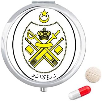 Malezija nacionalni amblem Azije Futrola za tablete džepna kutija za pohranu lijekova spremnik za doziranje