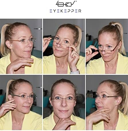 Eyekepper 6 -pack Mix Boja Male lene bez naočala naočale bez obrisa - bez naočala za očitavačice za muškarce koji čitaju