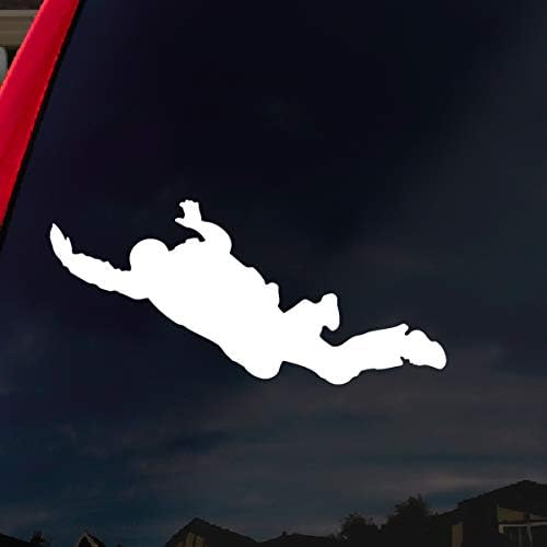 Socooldesign Skydiving Freefall Car prozor vinil naljepnica naljepnica 4 širok