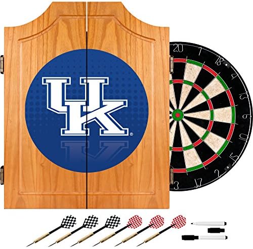 Zaštitni znak Gameroom University of Kentucky Wood Dart set ormara - odraz