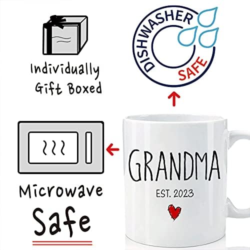 * 2023 šalice za kavu za baku, najava trudnoće, jedinstveni božićni rođendanski pokloni za baku, najava trudnoće, Novi poklon