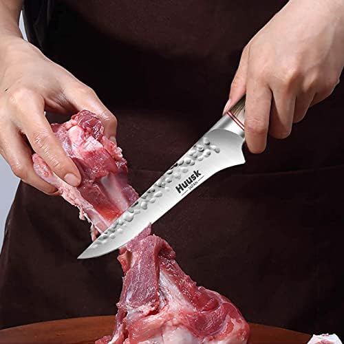 Japanski nož za otkoštavanje mesa, 6,5 inča, ručno kovanje, nož za filete za otkoštavanje mesa, ribe, peradi s ergonomskom