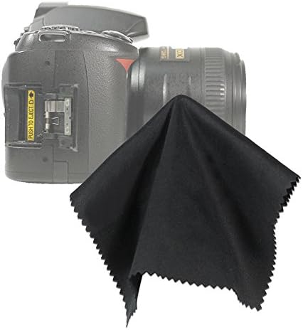 Čišćenje objektiva fotoaparata, pakiranje od 50 listova papirnatog papira s crnom krpom za čišćenje objektiva od super finih