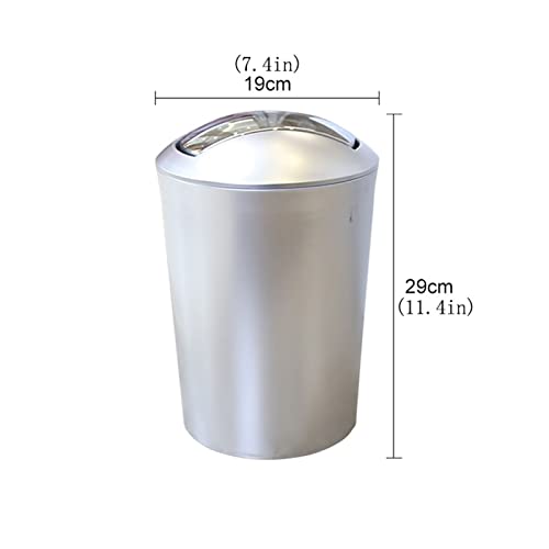 Kante za smeće bucket kreativna unutarnja kanta za smeće kanta za smeće s poklopcem za odlaganje kuhinjskog smeća / bijela