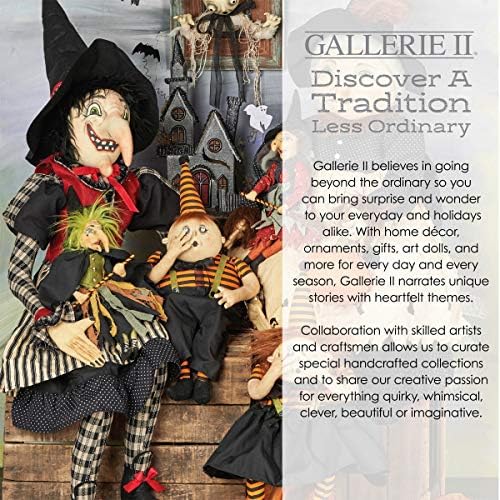 Gallerie II Halloween Marleigh Witch Bunch Child Velika narodna umjetnost lutka Kolekcionar, Joe Spencer je prikupio tradicije