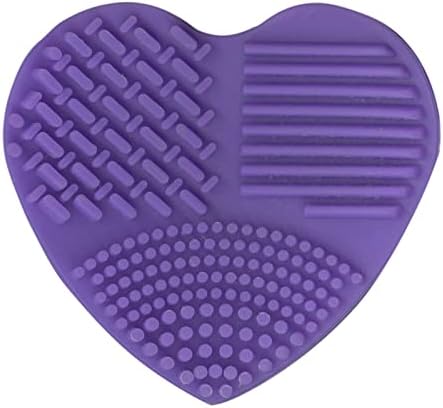 Prostirka za čišćenje tepiha u obliku srca u obliku srca 3-1 / 4 inča 1 inča glačala i pribor, ljubičasta