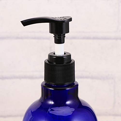 Solustre plastična vijka pumpa plave boce 2pcs 500ml prazne boce za ponovno punjenje BPA besplatni spremnici tlačni vijak