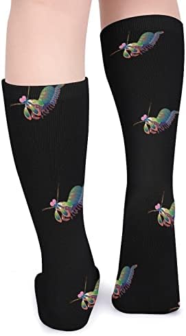 Šarene debele čarape od mantisa od škampa novost zabavni grafički print Ležerne tople čarape srednje duljine za zimu