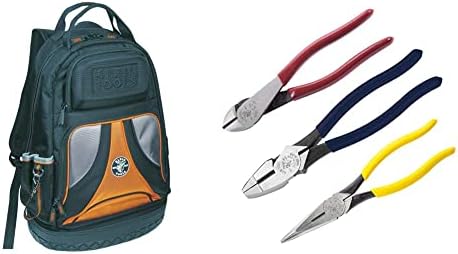 Torba za ruksak za alat od 55421 do 14 I set alata od 80020 s ravnim kliještima, dijagonalnim rezačima i kliještima s dugim