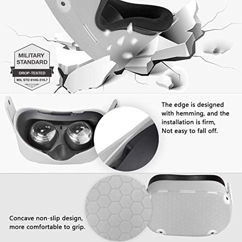 Kamui Oculus Quest 2 VR zaštitnik Shell Protector prednje lice Silikonski zaštitni poklopac za Oculus Quest 2 VR slušalice
