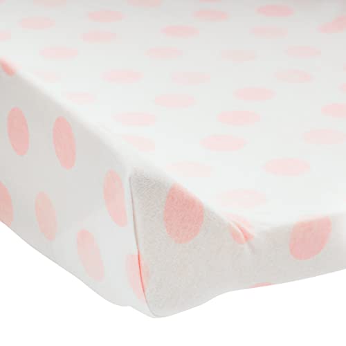 Presvlaka za stol za presvlačenje u meniju-akvarel ružičaste točkice- pamučni dres-odgovara standardnim stolovima za
