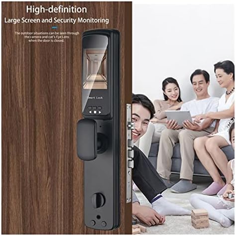 Pametna brava za vrata s 3-inčnom slikom lica Monitor sigurnosne kamere inteligentna lozinka za otisak prsta Biometrijski