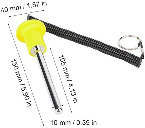 Salalis Stack Stack Pin od nehrđajućeg čelika, za trening za vježbanje