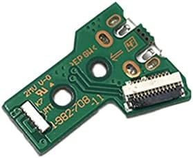 Exongy za PS4 regulator USB ploča za punjenje utičnice JDS-055 RUGING PUNGING UTITAK PARCH PARCH 12PIN KABEL MODUL ZA PS4