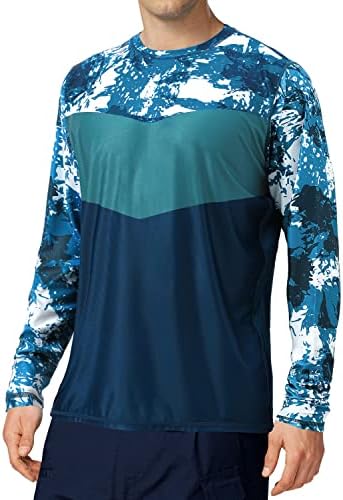 Muška majica za ribolov s dugim rukavima od sunca od 50+, majice koje odbijaju vlagu