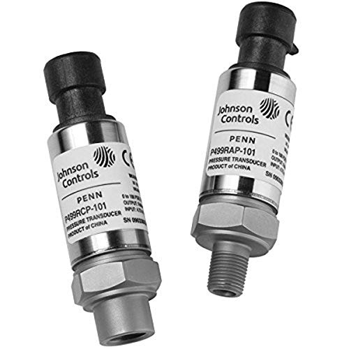 Johnson kontrolira P499VCP-105K Penn P499 Series Series Electronic tlak Transducer Kit, 0 do 10 VDC, 1/4 SAE 45 ° Flare Unutarnja