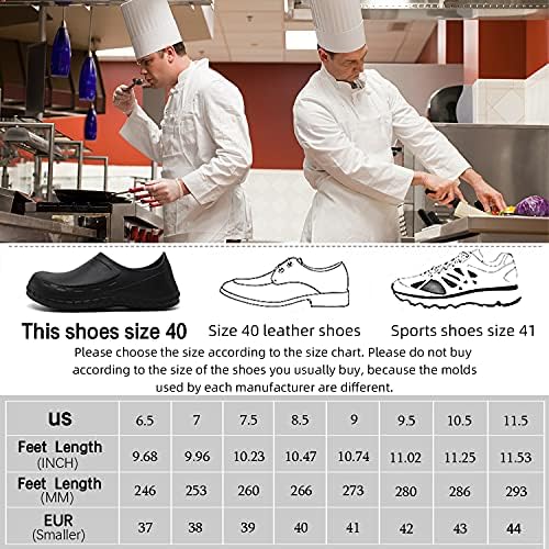 Muške kuharske cipele za muškarce-neklizajuće vodootporne zaštitne radne cipele otporne na ulje, udobne cipele za njegu za