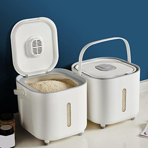 Spremnik za rižu s ručkom, spremnik za hranu, spremnik za žitarice za grickalice od žitarica, riža od brašna