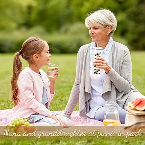 Čaša za vodu za nanu, Darovi za Majčin dan za nanu od unuke unuke, smiješni rođendanski pokloni za baku, Nova baka Nana,