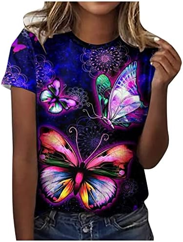 Djevojke čamce majice za vrat bluze majice za ženske kratke rukave mačke grafički kawaii ljetne jesenske majice 2023 odjeća
