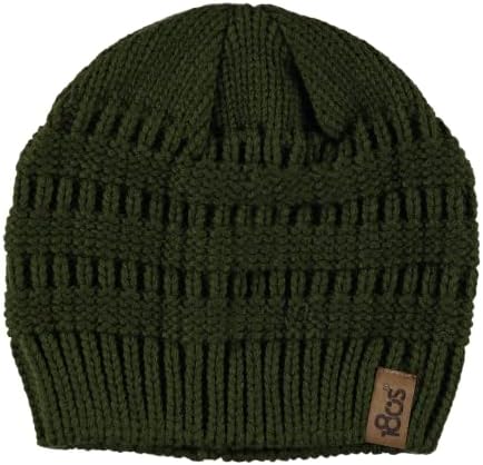 180 -ih unisex mekani rastezljivi kabel pleteni chunky Skully Beanie zimski šešir