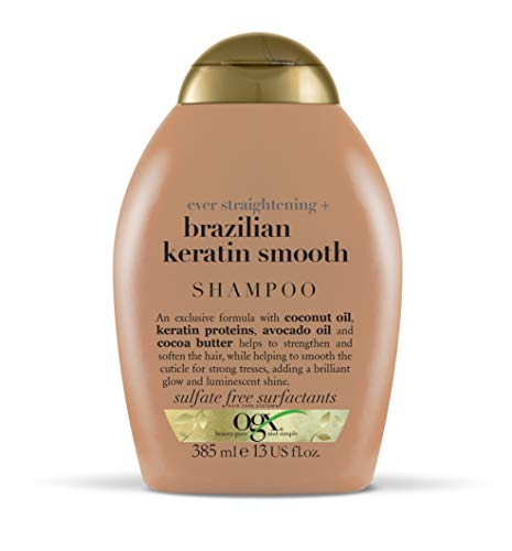 Šampon i regenerator od 13 oz.-ravnanje + Brazilski keratinski tretman, set od 2 bočice