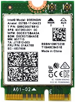 Intel 9560NGW Wireless-AC 9560 802.11AC WLAN PCI-Express Bluetooth 5.1 WiFi kartica G86C0007S810