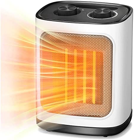Prijenosni Grijači za unutarnju upotrebu mali grijač od 1500 vata s termostatom osobni stolni grijač za ured spavaće sobe