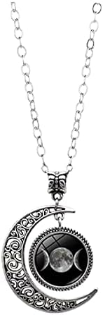 Ogrlice punog mjeseca za žene trendovski trostruki privjesak nakit jednostavni mjesec nakit preppy ogrlica šarma poklon dodatak