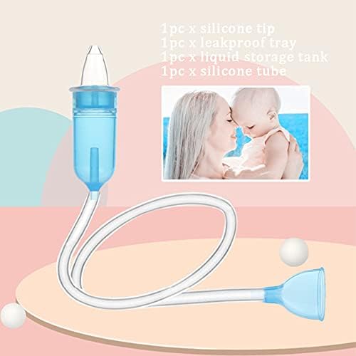 Nazalni aspirator br. vakuumsko sredstvo za čišćenje nosa za bebe usisna čaša za nos s mekim silikonskim vrhovima jednostavan